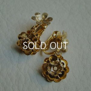 画像1: GP 2- flower earring finding
