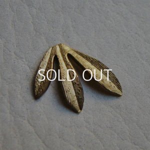 画像3: brass triple leaves stamping "S"