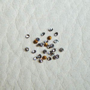 画像1: 10pcs SW 5pp rhinestone "Jet"