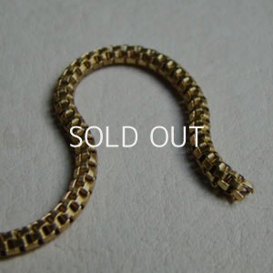 画像2: brass 2.8mm snake mesh chain