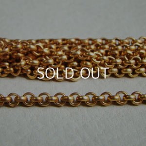 画像2: 80cm brass 3.5mm Rollo chain
