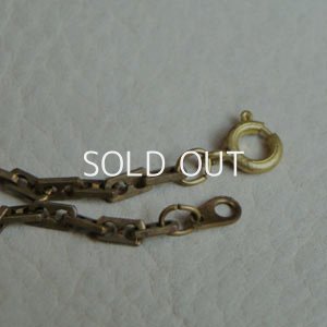 画像3: brass fancy bar link chain neck