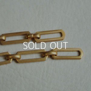 画像2: 15cm Rectangl link chain section