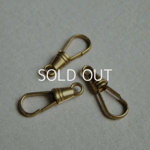 画像1: brass 21×8 key chain hook