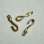 画像1: 2pcs brass hook clasp (1)