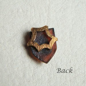 画像4: 14×10 brown/white shield cameo