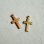 画像2: 2pcs brass tiny cross charm (2)