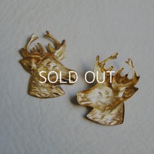 画像1: brass Stag head stamping