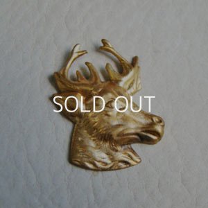 画像2: brass Stag head stamping