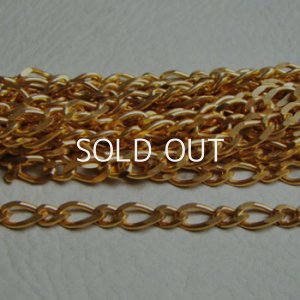 画像1: brass Figaro chain 