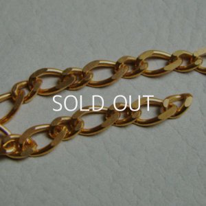 画像2: brass Figaro chain 
