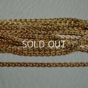 画像1: brass 3mm fancy chain