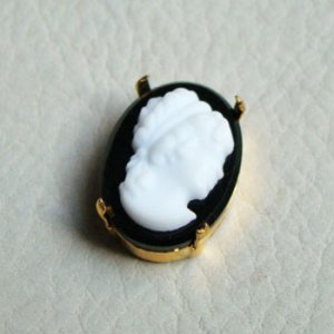 画像2: 24×17 black / white cameo