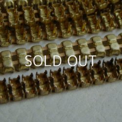 画像2: brass 24pp 2-Row rhinestone chain blank