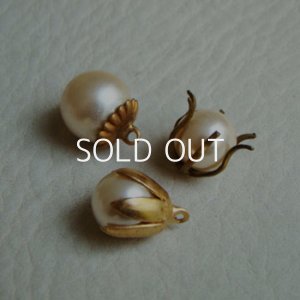 画像3: 12mm cream ivory No-hole pearl