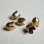 画像1: 2pcs brass 4-petal bell cap (1)