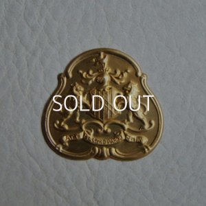 画像2: brass shield medallion  stamping