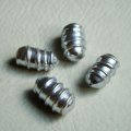 Lt/gray screw drum 1/2 drilled pearl