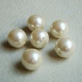 13mm cream ivory plastic pearl