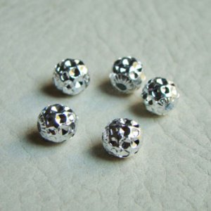 画像1: 7mm sterling plated ball