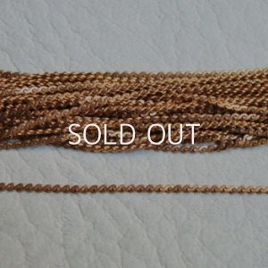 画像1: brass 1mm Serpentine chain 
