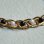 画像2: 18cm brass & beads chain bracelet (2)