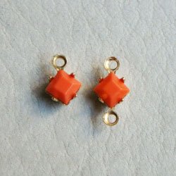 画像2: 2pcs 4mm SQ CB setting 2R