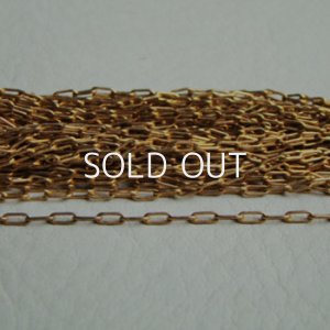 画像1: brass 4×1.7mm cable chain 