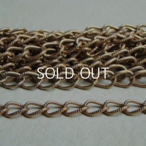 画像1: steel 8×6mm braid curb chain 
