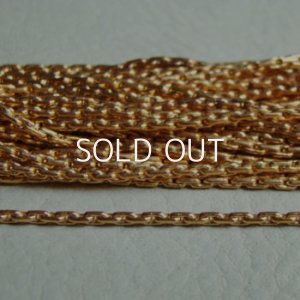 画像1: brass 4×2mm cable chain 