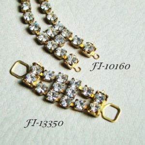 画像2: brass 4mm 2-Row chain end SQ