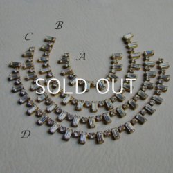 画像4: "Crystal" octagon / RD rhinestone chain