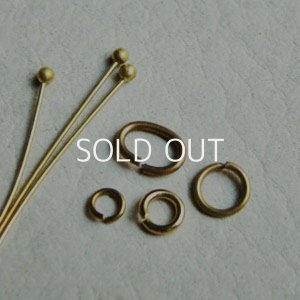画像2: 10pcs brass 5mm jump ring