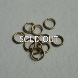 画像1: 10pcs brass 6mm jump ring