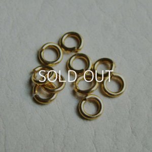 画像1: 10pcs brass 5mm jump ring