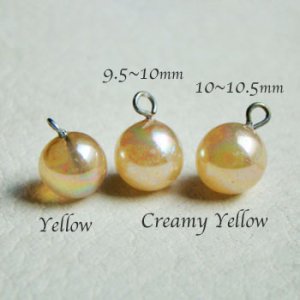 画像2: 10mm Creamy Yellow coated drop wire