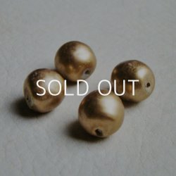 画像1: 14mm Gold baroque pearl