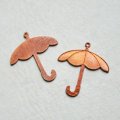 copper "Umbrella" charm