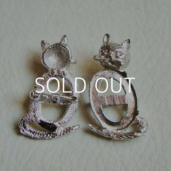 画像1: SP metal Cat brooch base