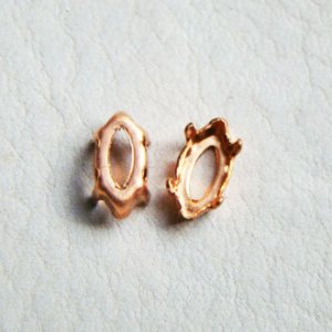 画像1: 2pcs 8×4 navette sew on setting