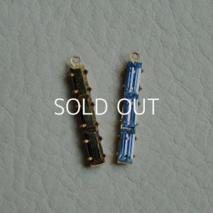 画像2: 10pcs VSW 7×3 baguette "Lt.Sapphire"