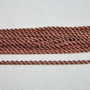 画像1: brass  2mm Rope chain 