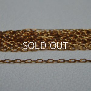 画像1: brass 3×1mm cable chain