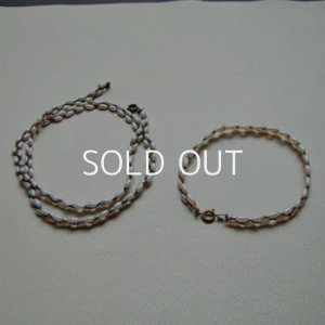 画像4: 45cm brass & rice pearl chain nacklace