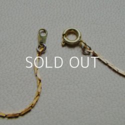 画像3: 1mm brass chain bracelet