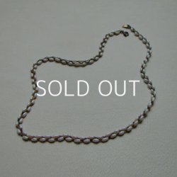 画像2: 45cm brass & rice pearl chain nacklace