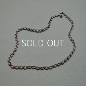 画像2: 45cm brass & rice pearl chain nacklace