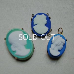 画像3: 25×18 Wedgwood blue Cameo