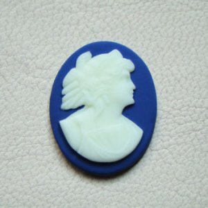 画像2: 27×21 Blue Cameo