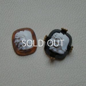 画像2: 16×14 "black / white" Warrior cabochon